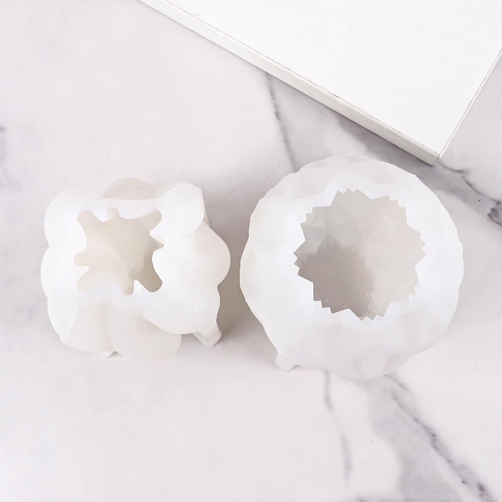 DIY Candle Silicone Mold Making irregular Geometric Waves Mould 3D Shape Resin Epoxy for Handmade Soap Craft Moulds Home Decor