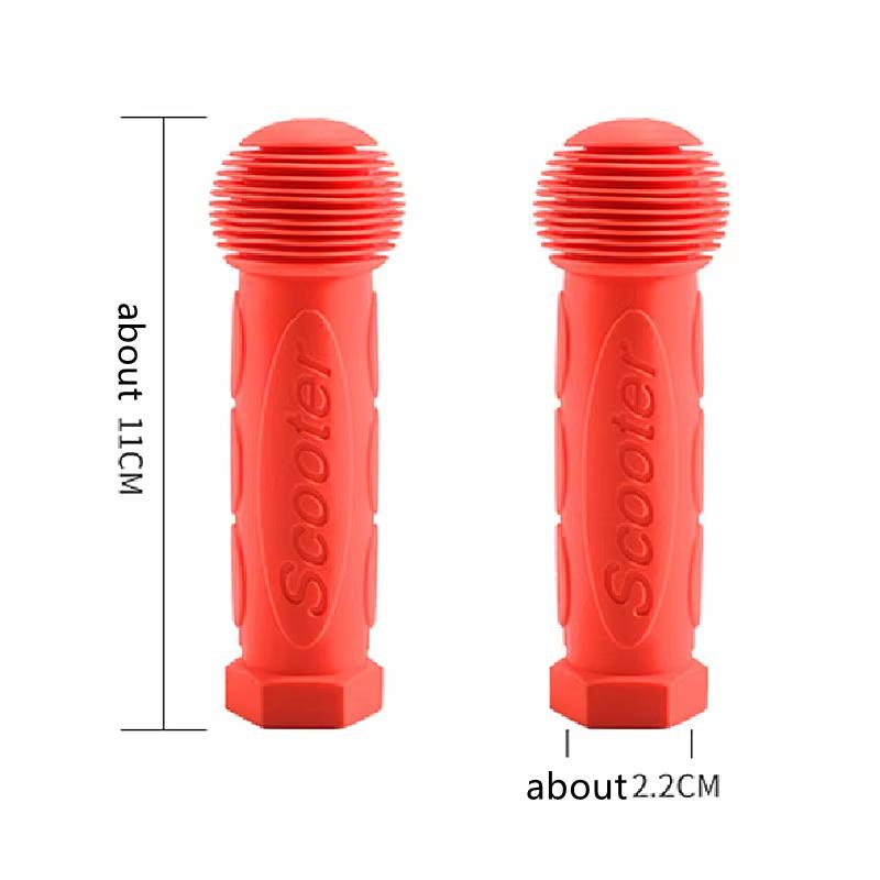 1 Pair Rubber Grip Bike Bicycle Handle Bar Grips Cover Anti-slip Tricycle Skateboard Scooter Handlebar for Kids Children Cycling
