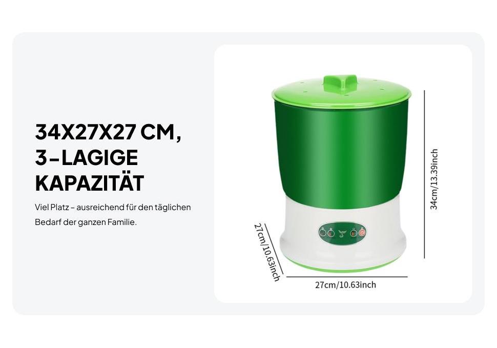 Bean Sprouts Machine Growing Kit for Soybean Mung Red