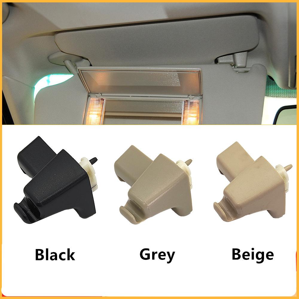 2Pcs Sun Visor Retaining Clips Beige For Land Rover Range Rover L322 2003-2012