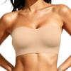 European and American underwear women's strapless non-slip tube top, chest wrapping, gathering, upper support, no steel ring bra, bra