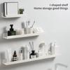 Multifunctional Storage Rack Punching-Free Bathroom Kitchen Storage Rack Lengthen Plastic Dormitory Cosmetics Holder