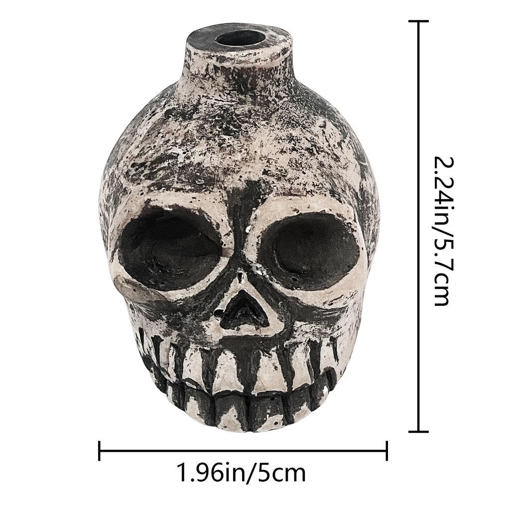 Aztec Death Whistle Skull Spooky Human Death Scream Loud Whistle Authentic Human Prank Battle Whistle Camping Emergency Tools