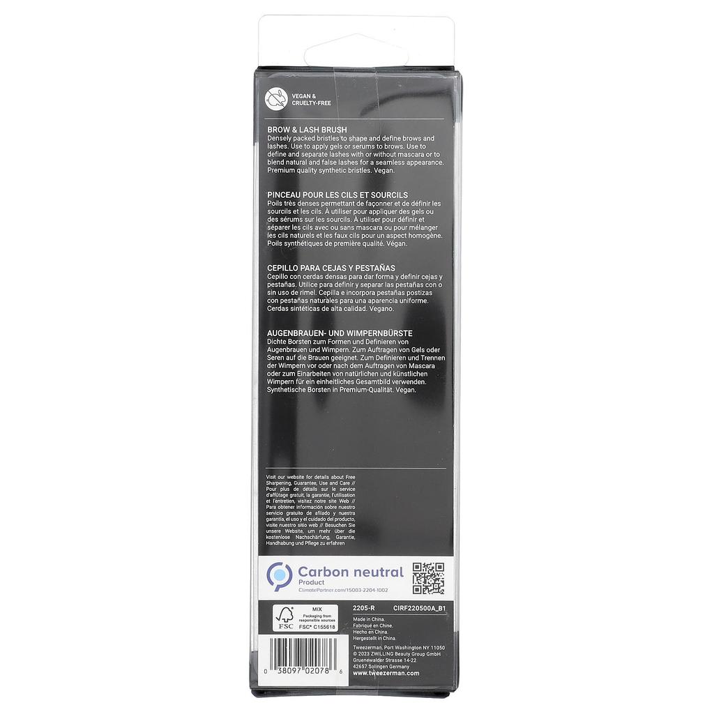 TWEEZERMAN Brow & Eyelash Brush, 1 Ea