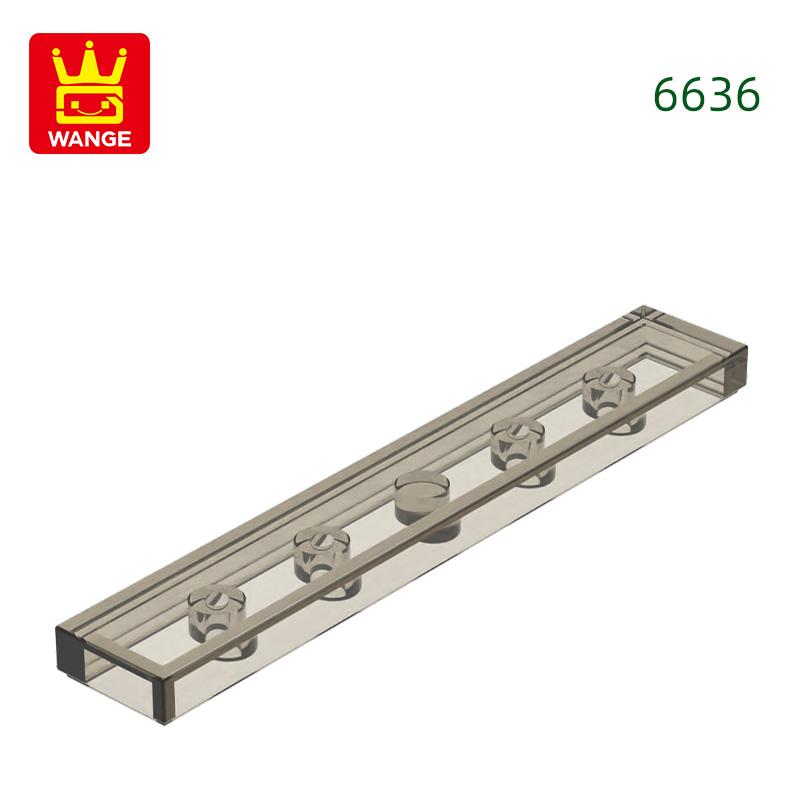 121Pcs/lot 6636 1x6 Tile Building Block Moc Classic Accessories Compatible with Brick Children Toys Gift Box