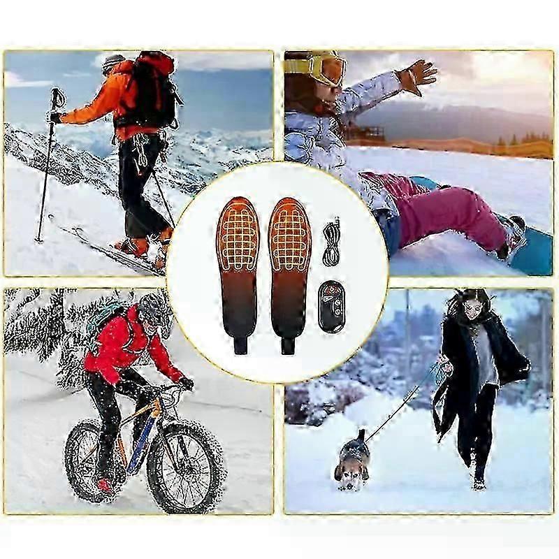 2026 Hot!! Heated Insoles Battery Rechargeable Heating Insoles Long-lasting Heated Insoles Electric Heated Insoles with Remote ControlSizes 41 to 45