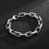 Fashion Mens Simple Stainless Steel Chain Bracelets for Men Unisex Wrist Jewelry Gifts Punk Metal Hip Hop Couple Jewelry
