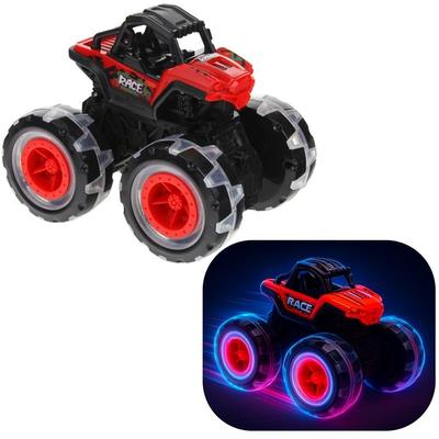 Monster Truck Jeep Off-Road Car Sound Light Red