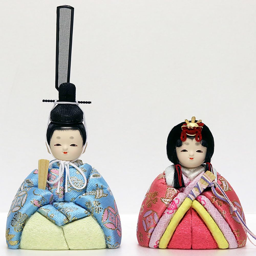 Kotohoki Shizuku Wooden Doll with Round Tray, Natural, KTH-3201B2