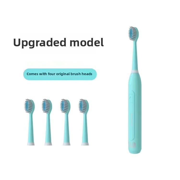 

Зубная щетка с мягкой щетиной, аккумуляторная, автоматическая, универсальная для взрослых и детей, электрическая зубная щетка, ультразвуковая