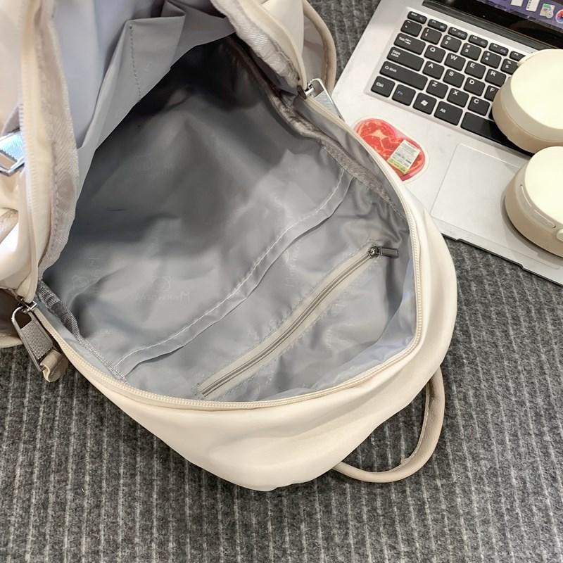 School Bag New Summer Travel Simple Fashion Versatile Backpack Lightweight Niche College Student School Bag Casual Backpack