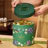 Hot Stamping Process Rice Dumpling Gift Box Round Handheld Round Bucket  Wedding