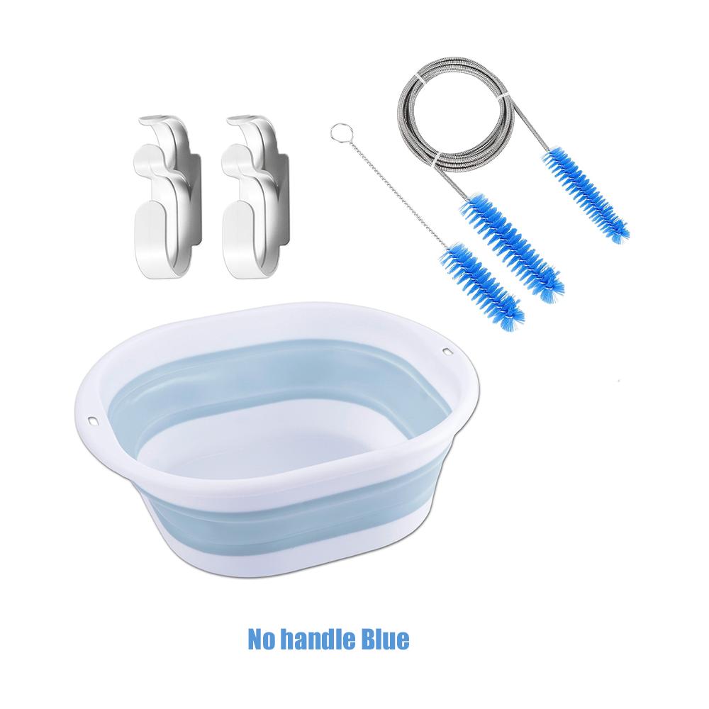 CPAP Cleaning Kit Collapsible Wash Basin With brush, Hose and CPAP Hanger, Compatible with 22mm and 15mm Hose, CPAP cleaner Kit
