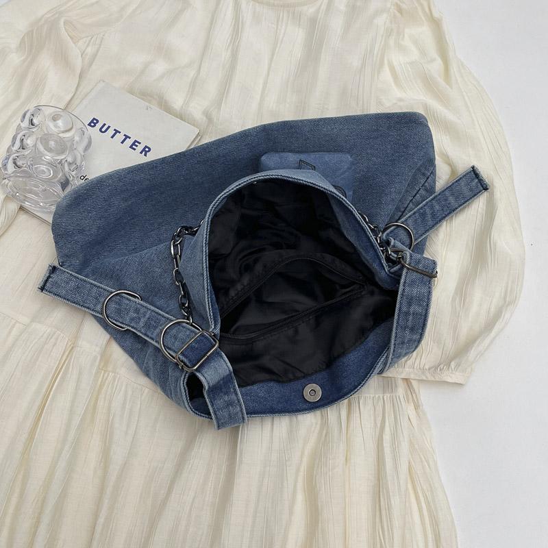 Сумка через плечо из денима — фото 11