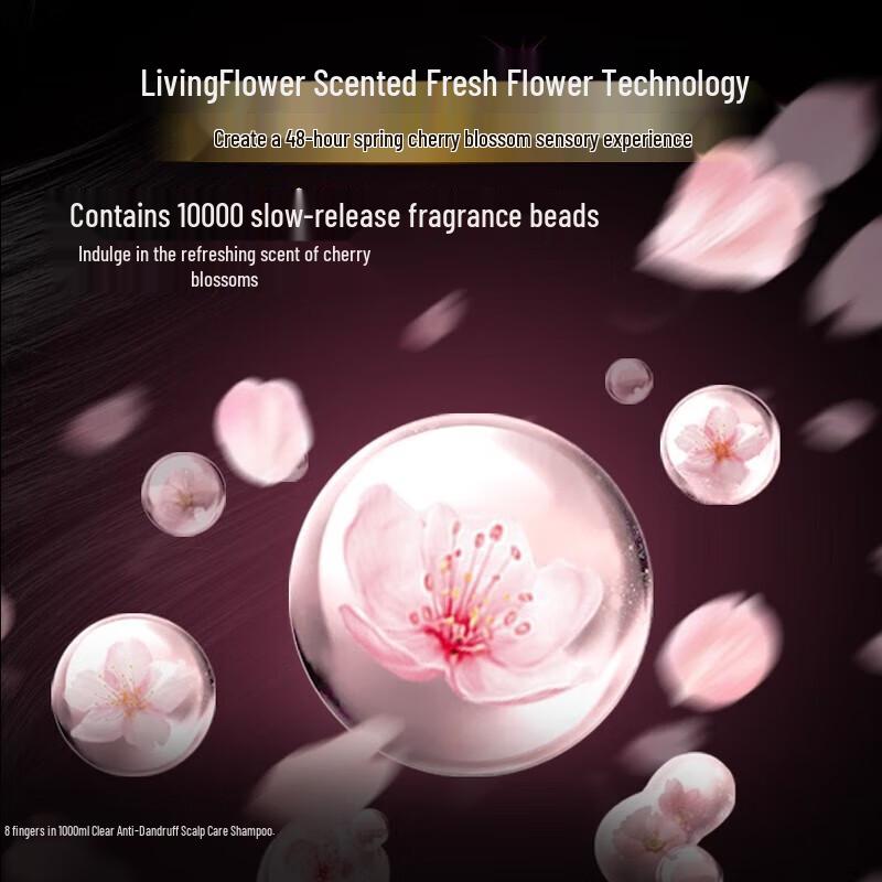 CLEAR Anti-Dandruff Cherry Blossom Refreshing Shampoo