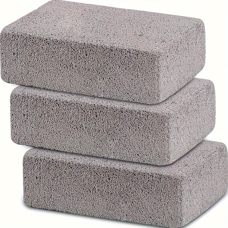 

Чистящий кирпич для барбекю Маленький серый кирпичный камень для барбекю Пемза для чистки бытового барбекю на открытом воздухе Инструмент для чистки барбекю Щетка 3pcs серый