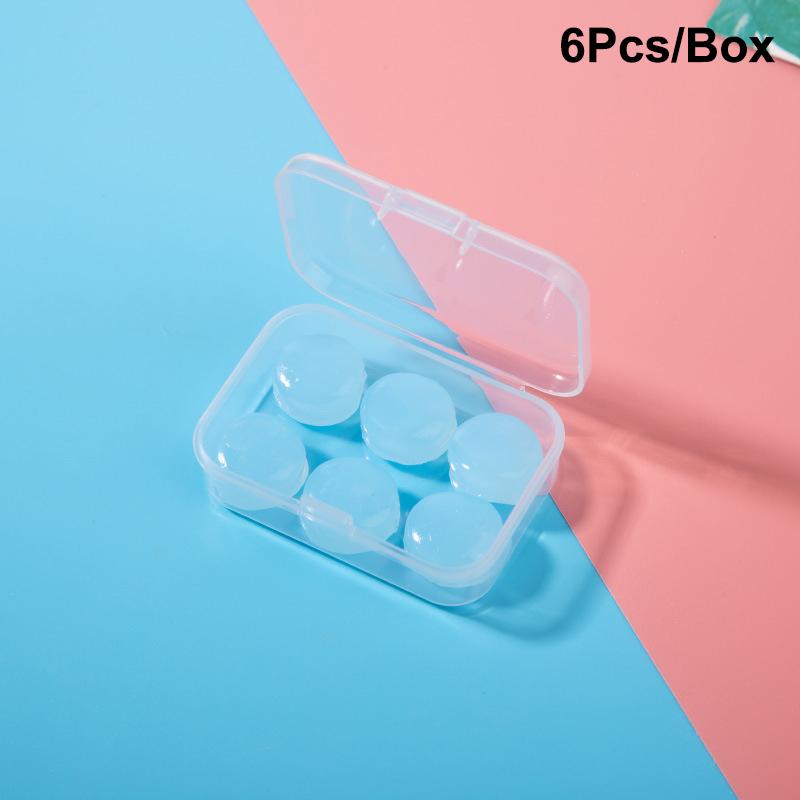 

Silicone Sleeping Ear Plugs Noise Reduction Anti Snore Sound Insulation Earplug Swimming Earplugs Waterproof Quiet Sleep Blue 6