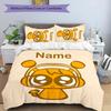 3pcs SPRUNKI3 Cover Set - Personalized Name, HD Printed Bedding with 1 Cover and 2 Pillowcases - Perfect for Home Decor, Easy Care