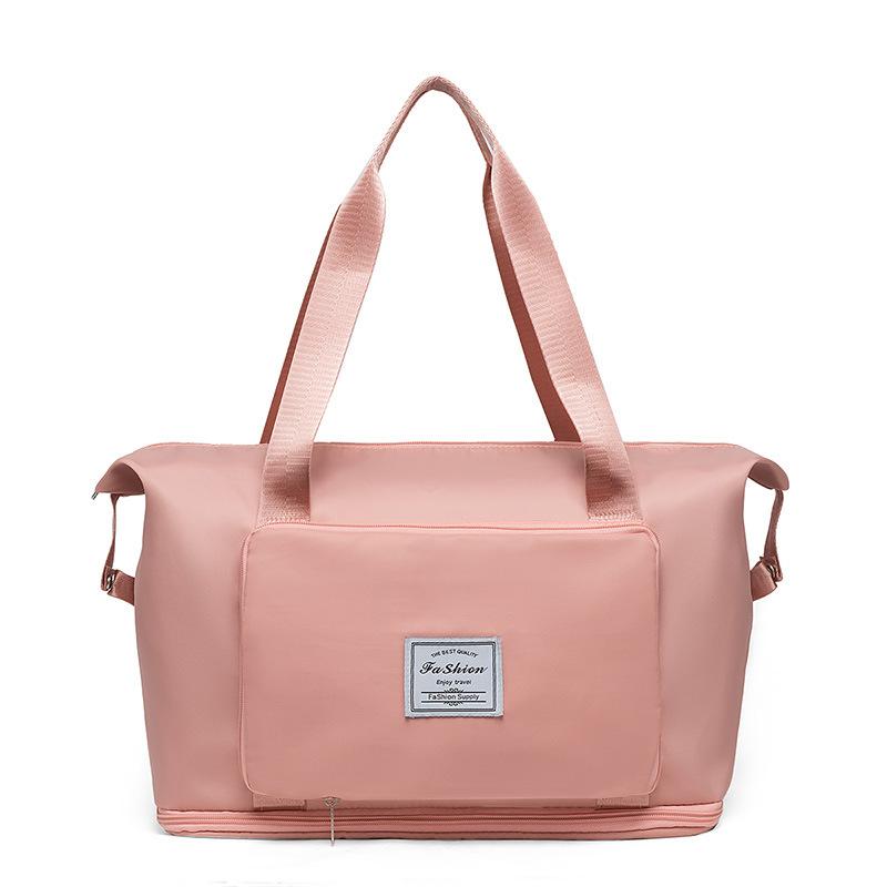 Sports Fitness Bag Wet and Dry Separation Travel Bag Foldable Bag Portable Boarding Bag Outdoor Luggage Storage Bag