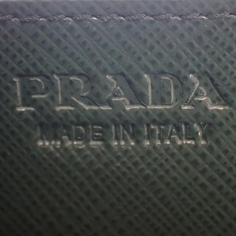 Prada 2MC223_QHH_F077U Card Case green/SMERALDO Safiano Mens