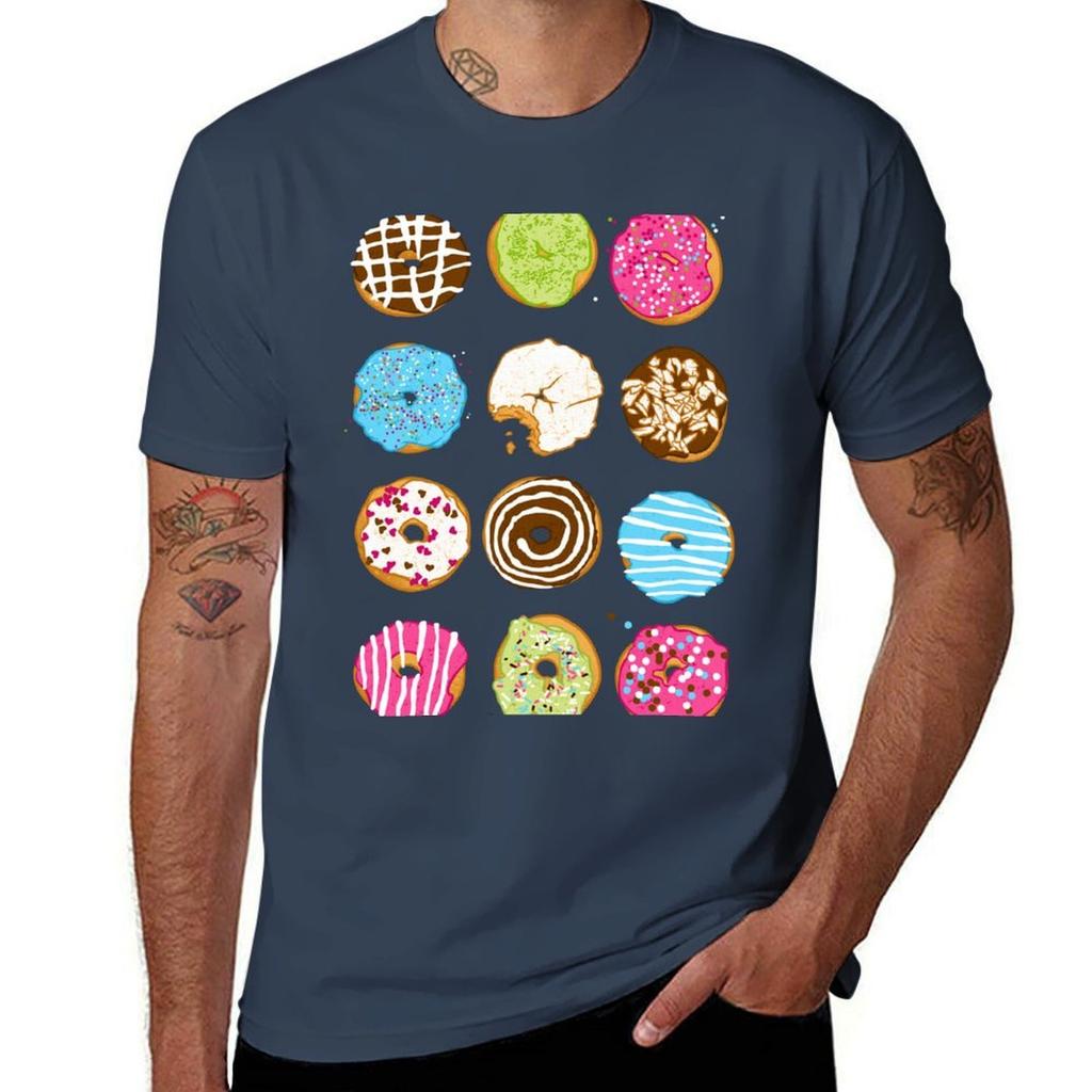 Sweet Donuts Tshirt Casual Loose Daily Wear Tshirt
