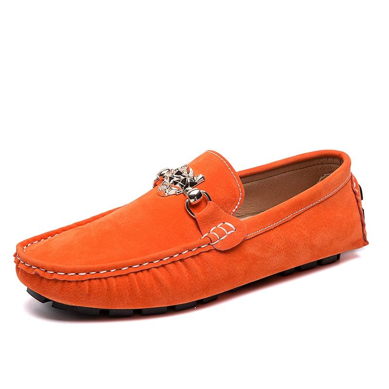 

Большие размеры Пенни-лоферы мужские повседневные модные замшевые кожаные мужские лоферы мужские мокасины слипоны мужские туфли на плоской подошве мужские мокасины оранжевые 43