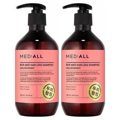 Medior RCP Anti-Hair Loss Shampoo Healing Bouquet Fragrance, 480ml, 2 Units