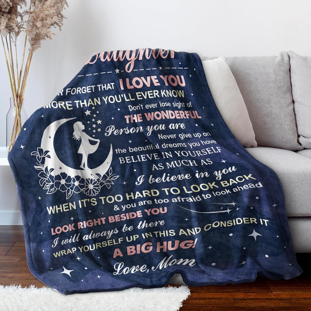 SteadStyle Gifts for Daughter from Mom, Daughter Gifts Blanket for Mothers Day, Idea Daughter Birthday Gifts, Daughter Gifts for Mothers Day,
