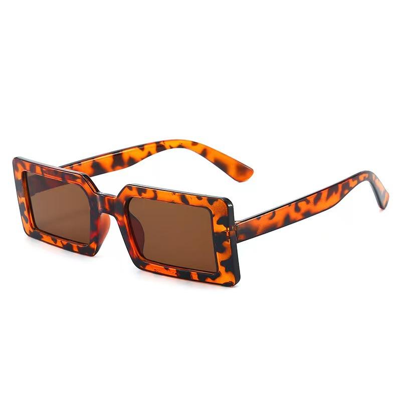 Rectangle Small Frame Retro Sunglasses Women'S Trend Glasses Men'S Sunglasses