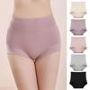 Damen Hohe Taille Baumwolle Unterwäsche Bauchkontrolle Einfarbig Stretch Atmungsaktiv Damen Damen Slips Unterhosen