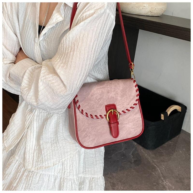 Spring New Women's Bag Shoulder Messenger Bag Fashion Urban Trend Simple Small Square Bag Retro Temperament