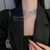 Luxury Rhinestone Clavicle Necklace - Trendy European & American Style