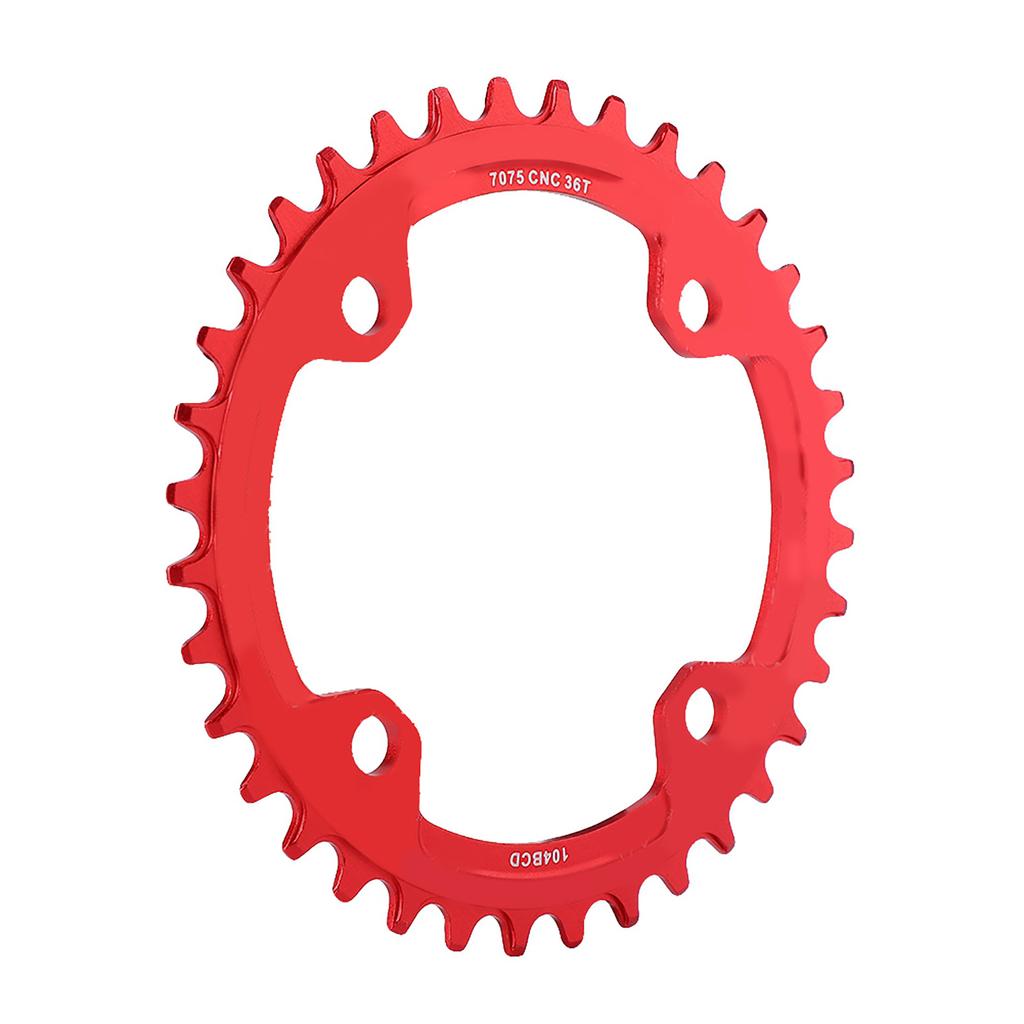32 34 36 38T BCD 104 Mountain Bike Steel Single Crank Chain Ring Repair Parts