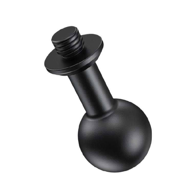 36mm Length Fully Rotating 17mm Ball Joint To 1/4 Screw Attachment Conversion Adapter For Picture Recording Devices