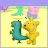 Jucărie de pluș Peppa Pig George, Dinozaur, Moale, Cadou de Ziua de Naștere Pentru Copii