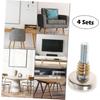 4 Sets, Adjustable Feet Adjustable Legs Workbench Set Adjustable Feet Furniture Levelers Table Leg Extender Sturdy
