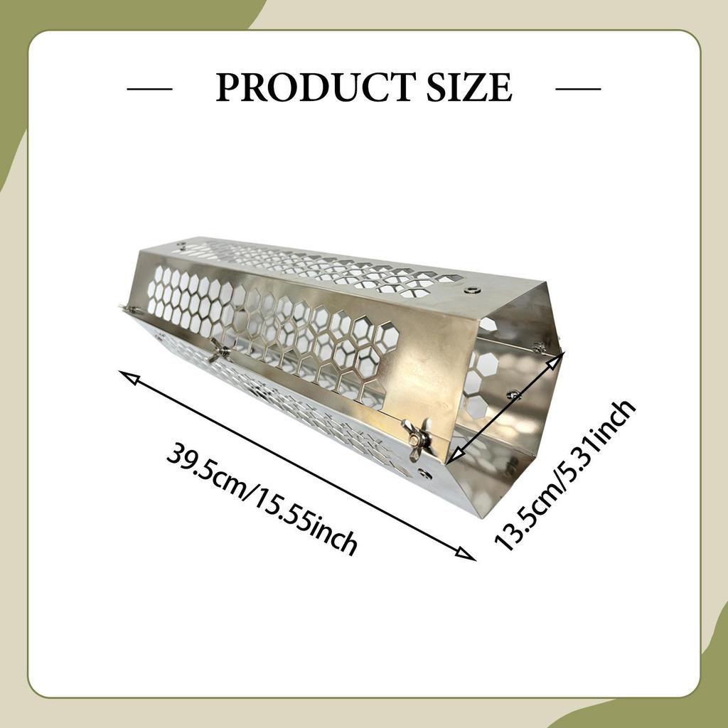 Stove Pipe Spark Arrestor Stainless Steel Tube Chimney Extension Filter for Tent Stove Fireplace Camping Cooking Accessories