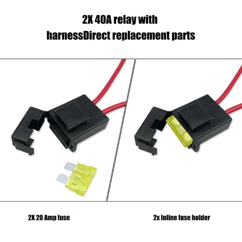 175-185 Degree Car Cooling Fan Thermostat Switch Sensor Relays Wire Harness 12V