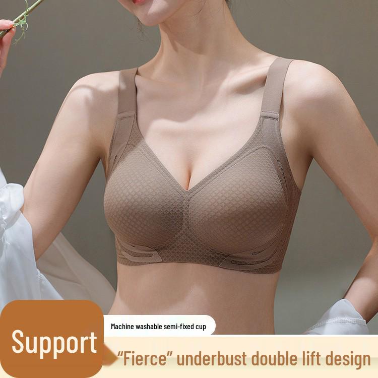 

Бесшовный бюстгальтер пуш-ап: Большой бюстгальтер-минимайзер, предотвращающий провисание, с двойной поддержкой и боковой поддержкой. 3XL (42/95ABC) 145-160 jin