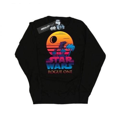 STAR WARS Felpa Donna/Ragazza Logo Rogue One Tramonto