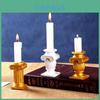 Resin Roman Column Decor With Candle Holder For Home Office Gift For Adults