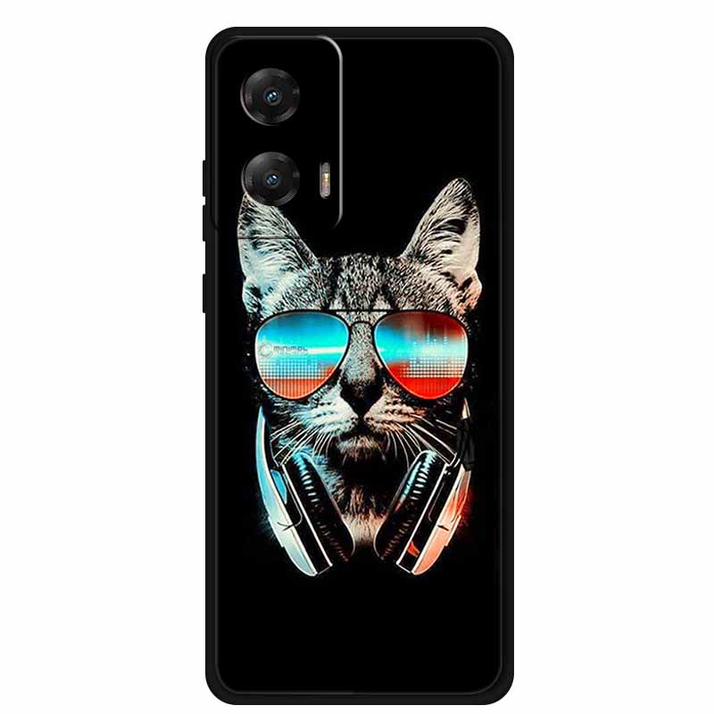 For Moto G85 5G Case TPU Animals Soft Silicone Back Cover Phone Cases For Motorola Moto E14 MotoG85 Wolf Protective Cool funda
