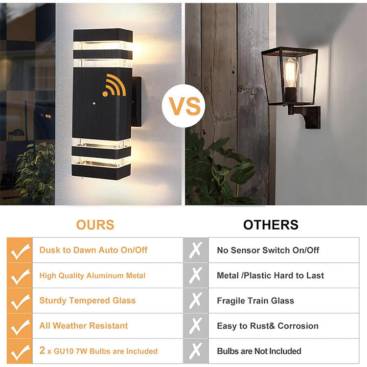 Outdoor Courtyard Ip44 Waterproof E27 Containing Warm Light Source Staircase Up and Down Lights/Led Wall Lights/Wall Lamps