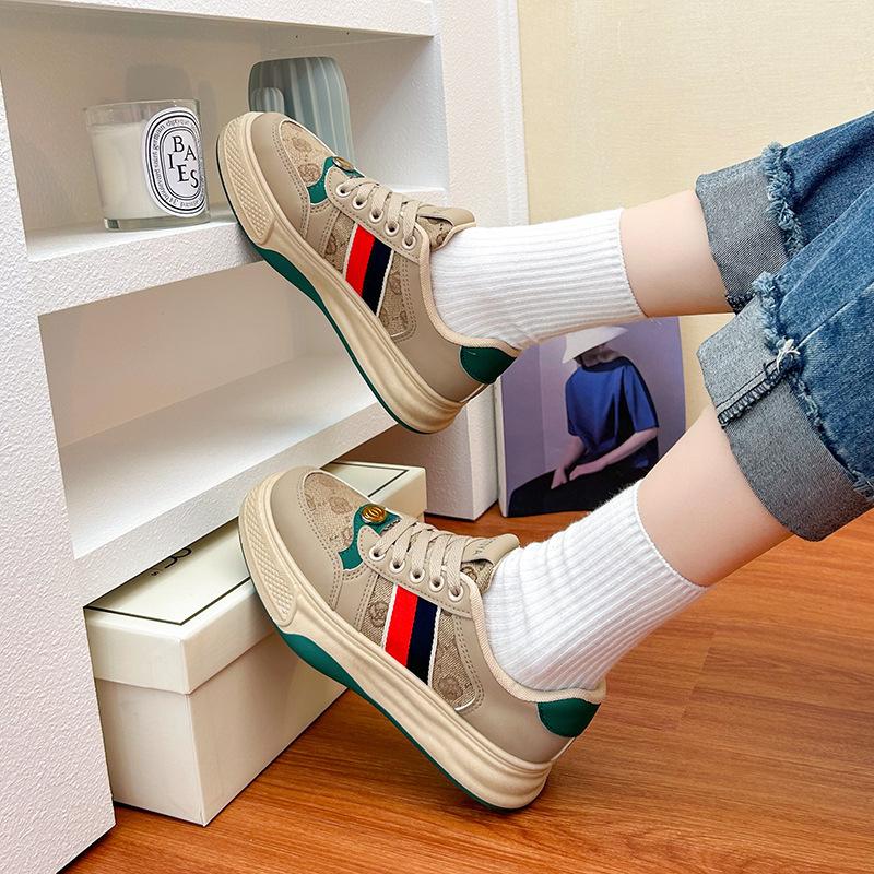 Women's Retro Casual Sneakers Autumn Flat Casual Shoes Comfortable Women's Shoes Outdoor Fashion Shoes