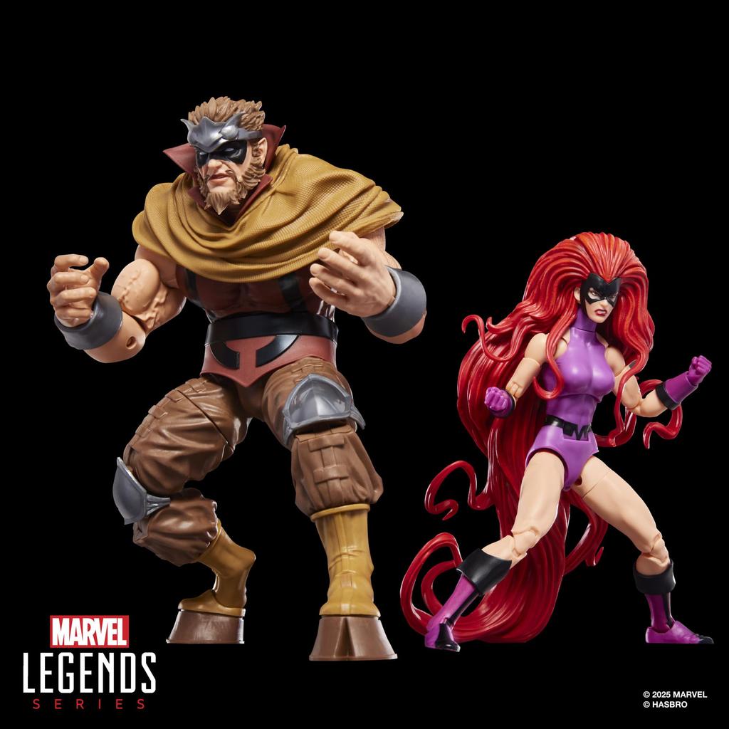 Marvel Inhumans Medusa and Gorgon 2-Pack 6-Inch Collectible Action Figures Inspired by Fantastic Four Comics