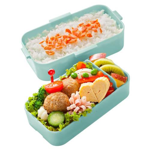 Skater Antibakteriell Fluffy Dome-lokk 2-lags Bento-boks 600 ml Sanrio Characters x Akiko Obuchi Laget i Japan PFLW4AG-A