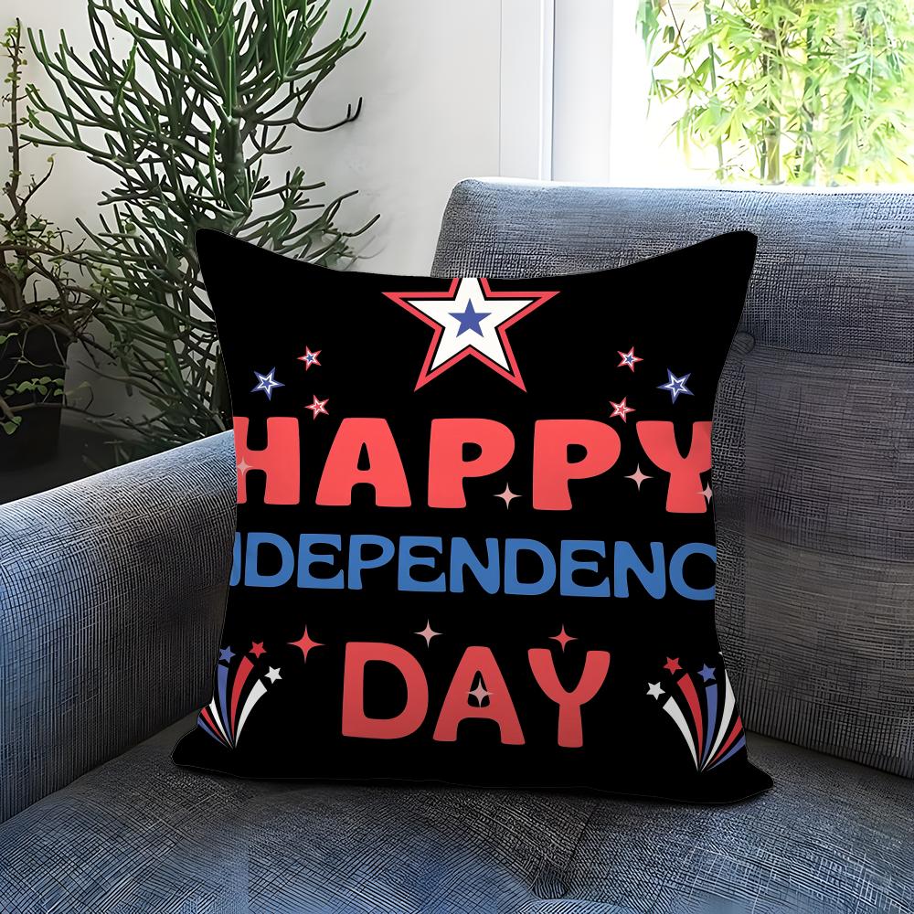 Modna Poszewka na Poduszkę Dzień Niepodległości Wygodna Dwustronna Poszewka na Poduszkę Idealna do Samochodu Sofy Sypialni Poza