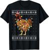 Ugly Christmas Sweater Funny Chicken Christmas T-Shirt