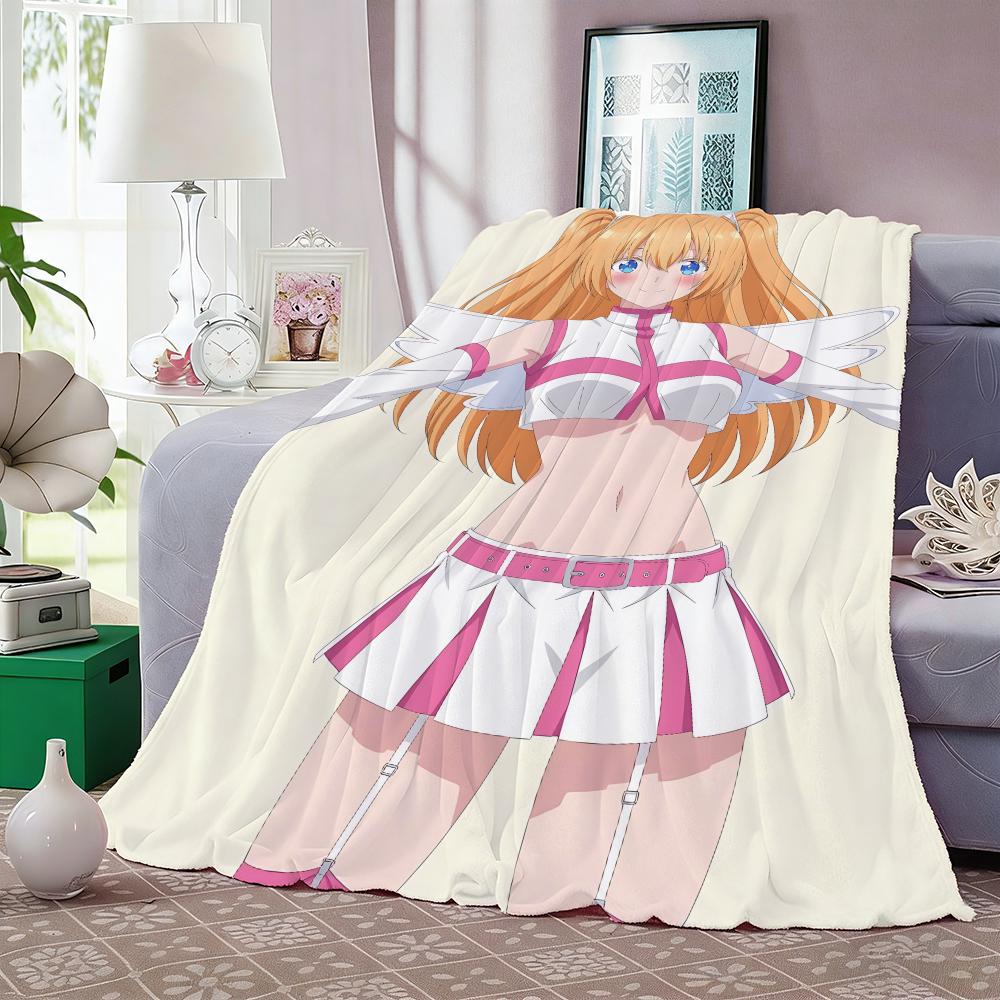 Anime 2.5 Dimensional Seduction Throw Lightweight 240g Flannel Blanket Soft Skin-friendly for Summer Cooling