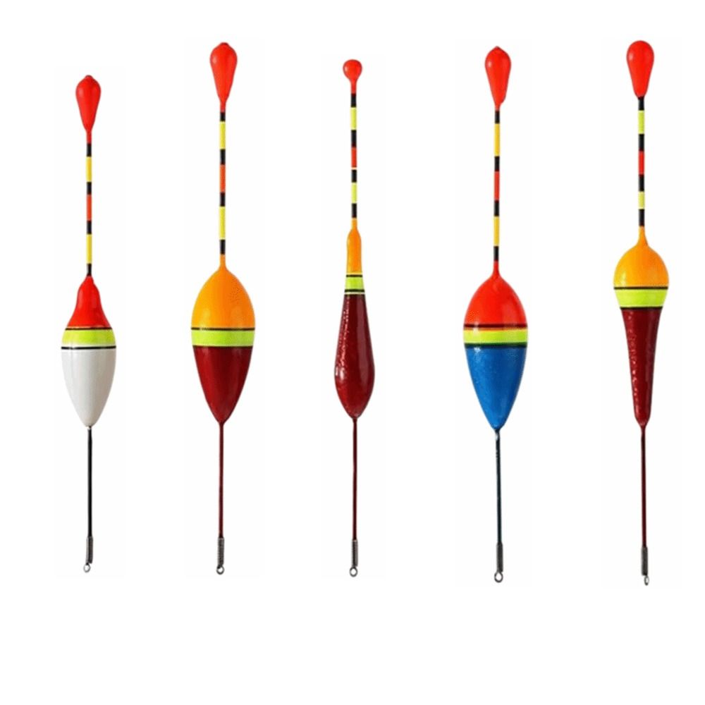 10PCS Oval-shaped Fishing Bobber Loghtweight Fishing Slip Float Durable Fishing Float  Trout Fishing